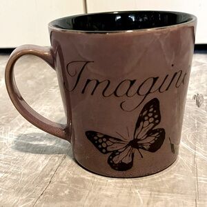Pfaltzgraff butterfly themed  “Imagine” mug